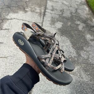 Chaco Women's Sandals in brown and Orange